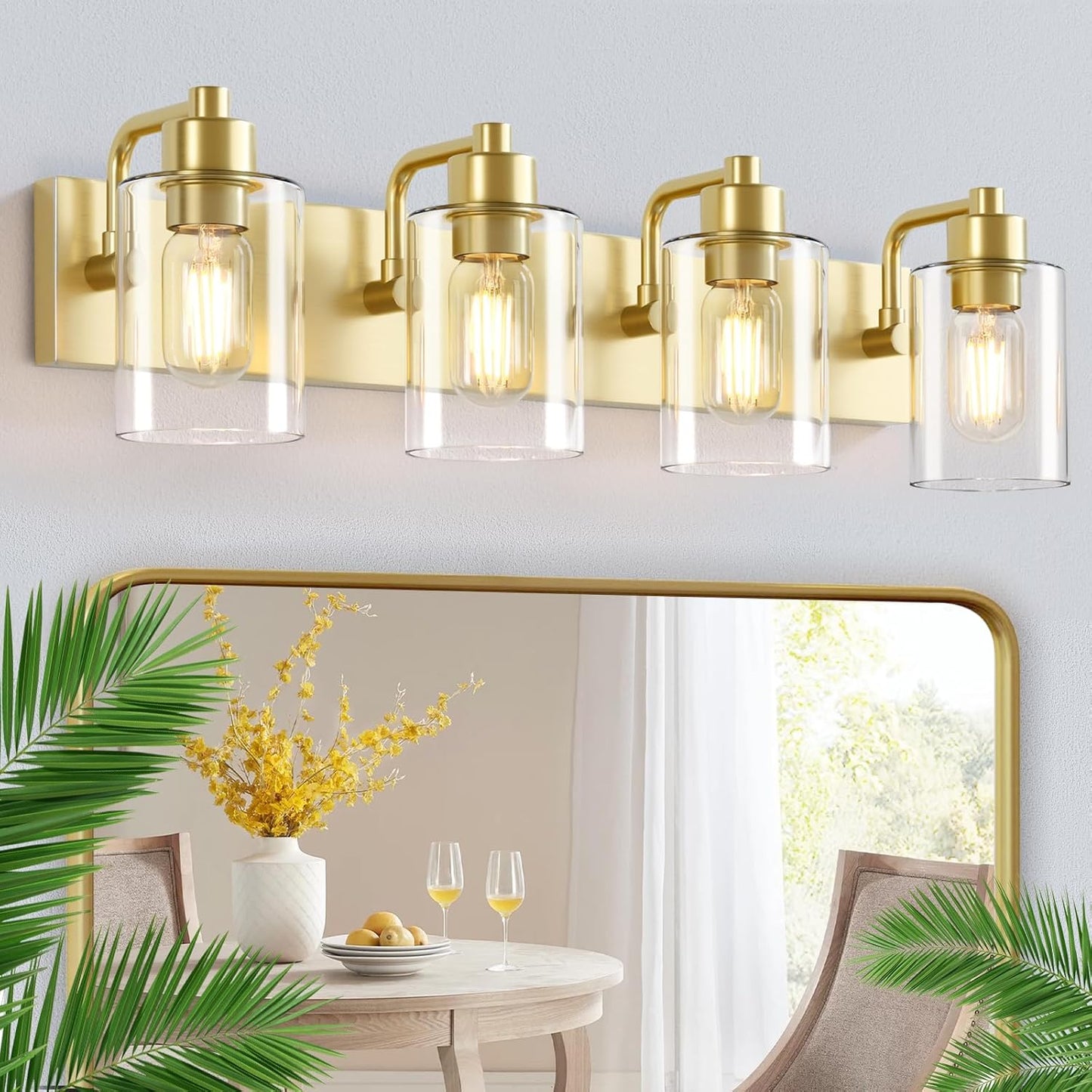 Gold Bathroom Light Fixtures for Modern Home Decor and Style