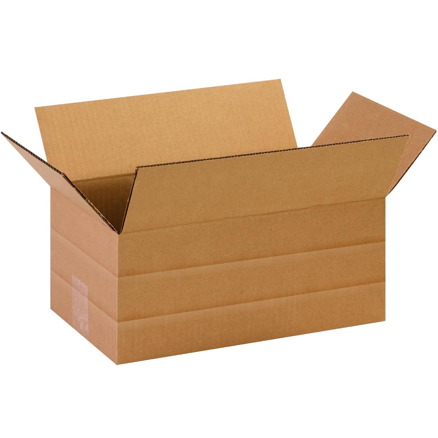 Multi-Depth Corrugated Cardboard Boxes for Shipping and Packing