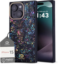 Rectangle Case Compatible with iPhone 15 - Glossy Abalone Shell