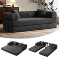 79 in Convertible Sofa Bed with Removable Armrests - Modular Corduroy