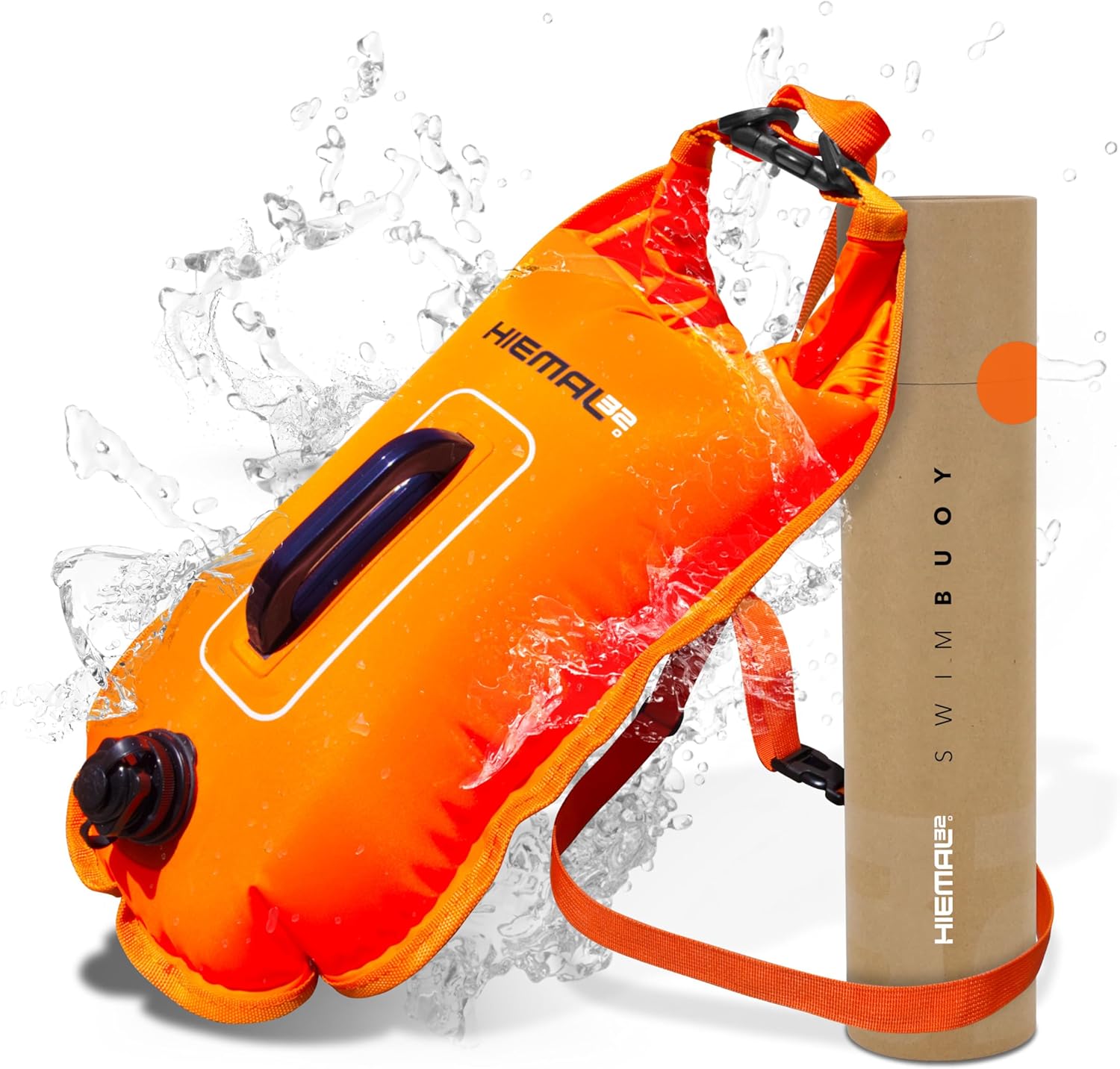 Swim Buoy for Open Water with Dry Bag 15L - Stay Safe & Visible