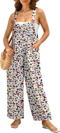 IWOLLENCE Women's Summer Jumpsuit Overalls - Breathable Wide Leg