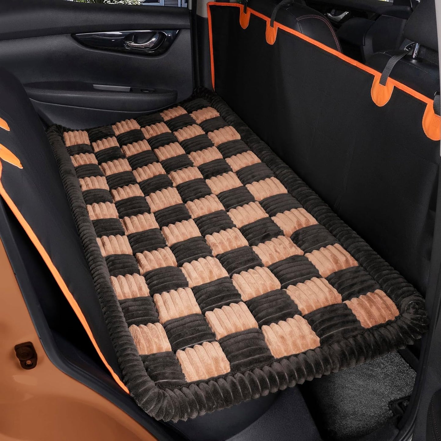 Dog Bed Mat for Trucks - Soft Furry Travel Pet Mat for Comfort