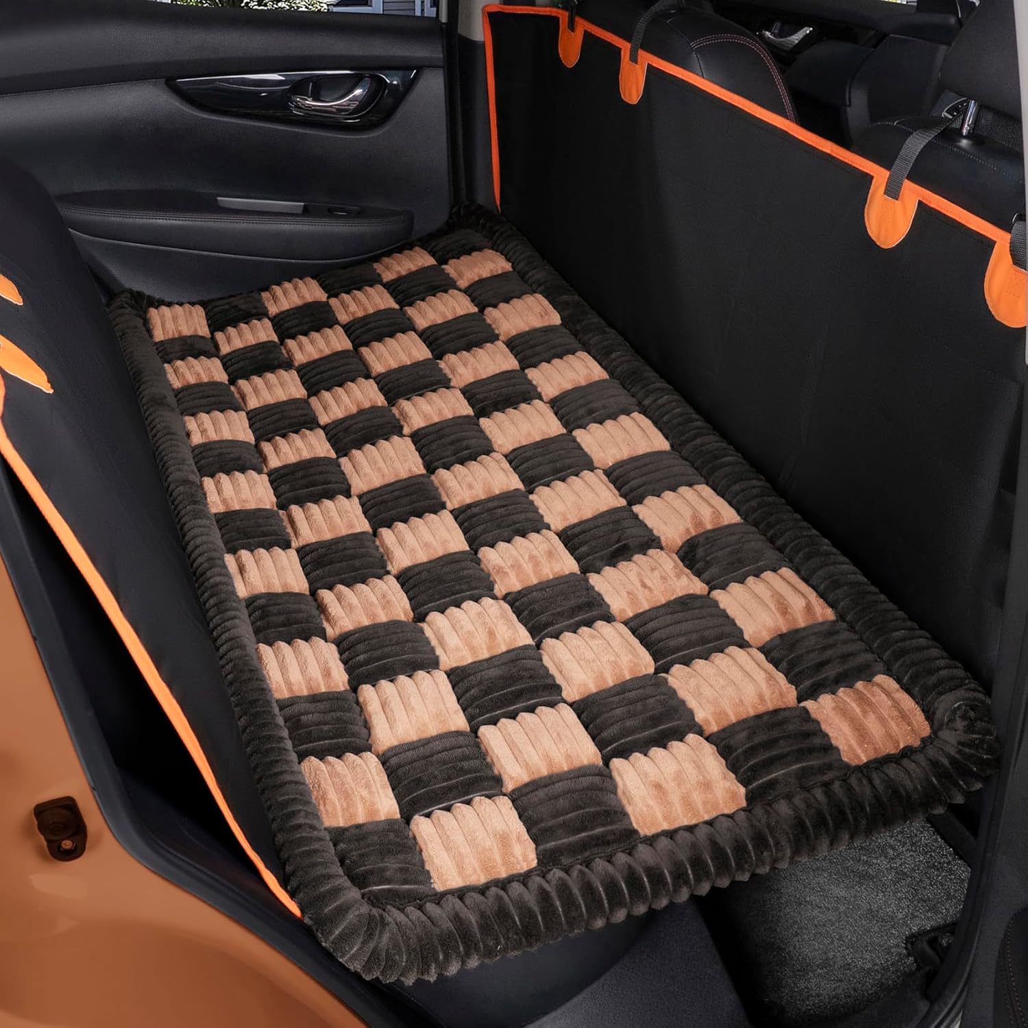 Dog Bed Mat for Trucks - Soft Furry Travel Pet Mat for Comfort