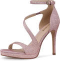 Stiletto Women High Heels 4.3in Platform Peep Toe - Comfortable Style