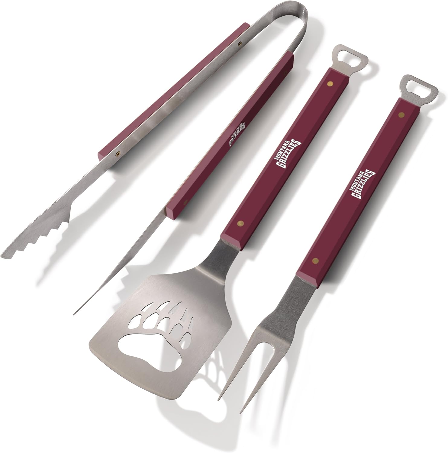 YouTheFan NCAA Spirit Series 3pc BBQ Set for Sports Fans