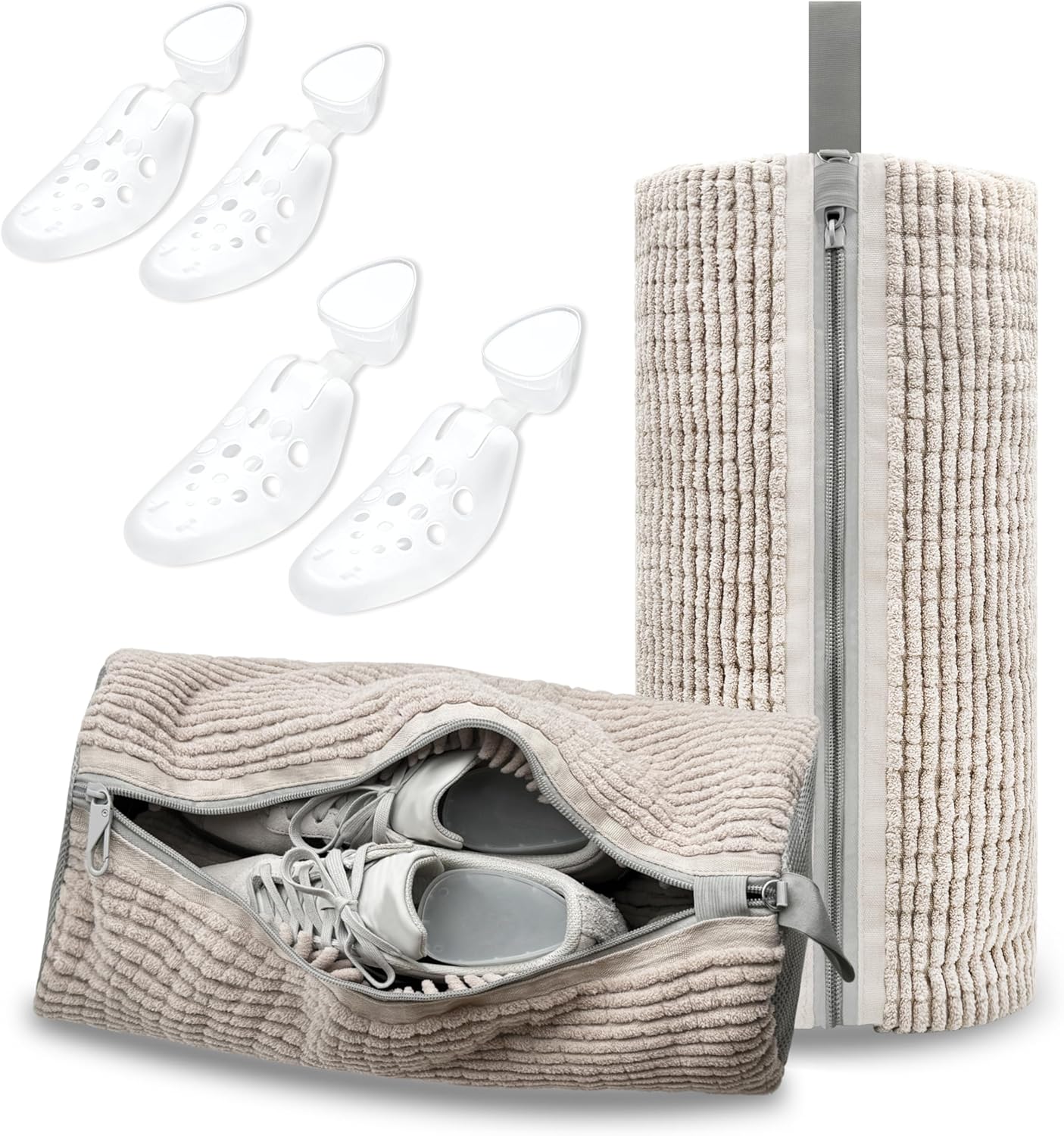 Durable Shoe Laundry Bag x2 - Wash Shoes with Ease!