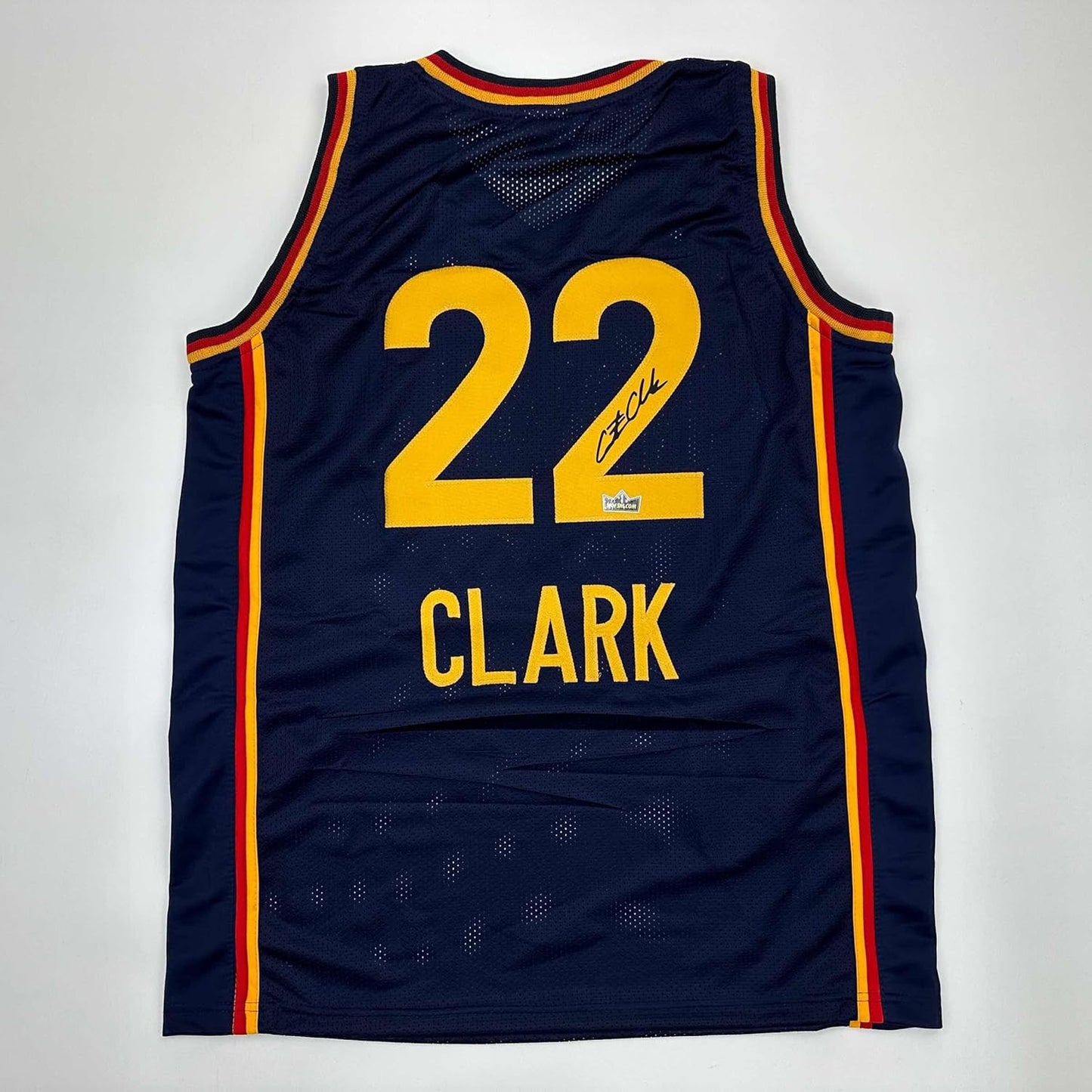 Facsimile Autographed Caitlin Clark Indiana Blue Jersey XL