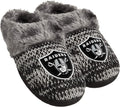 FOCO Womens NFL Team Logo Peak Slide Slippers - Warm, Soft Fit Fan