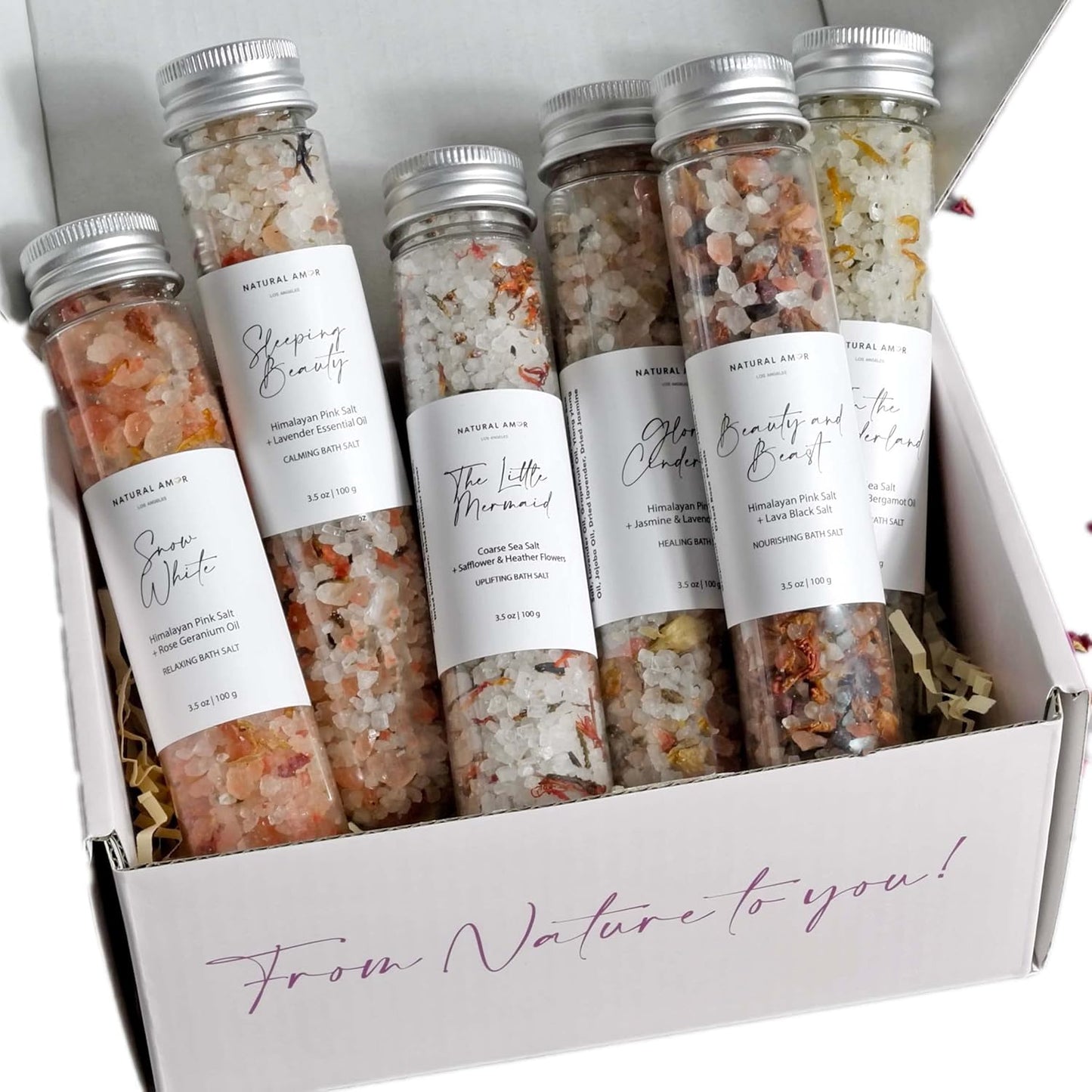 Handmade Bath Salt Gift Set by NATURAL AMOR LOS ANGELES