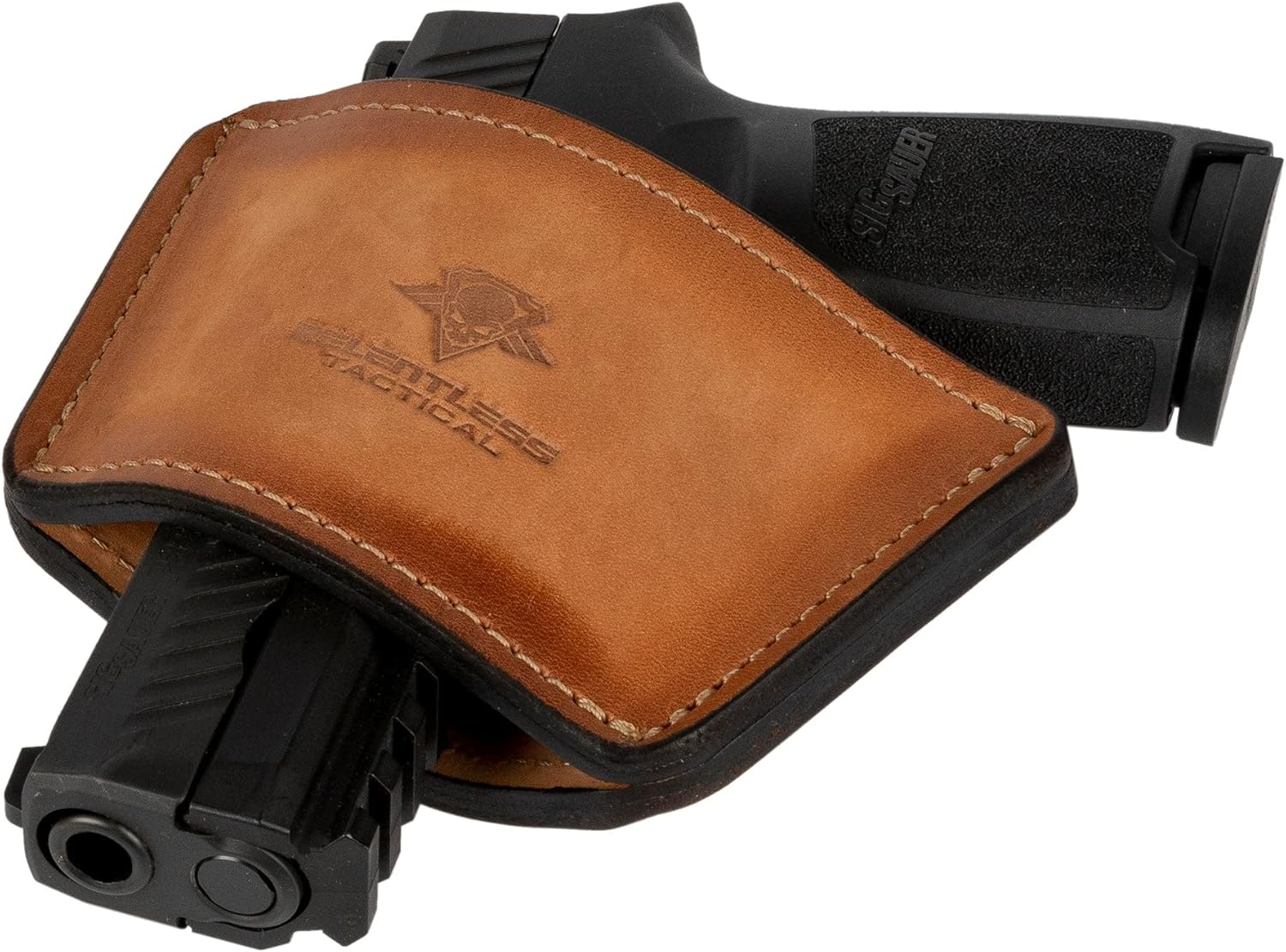 Dual Threat IWB/OWB Universal Belt Slide Holster for Any Handgun