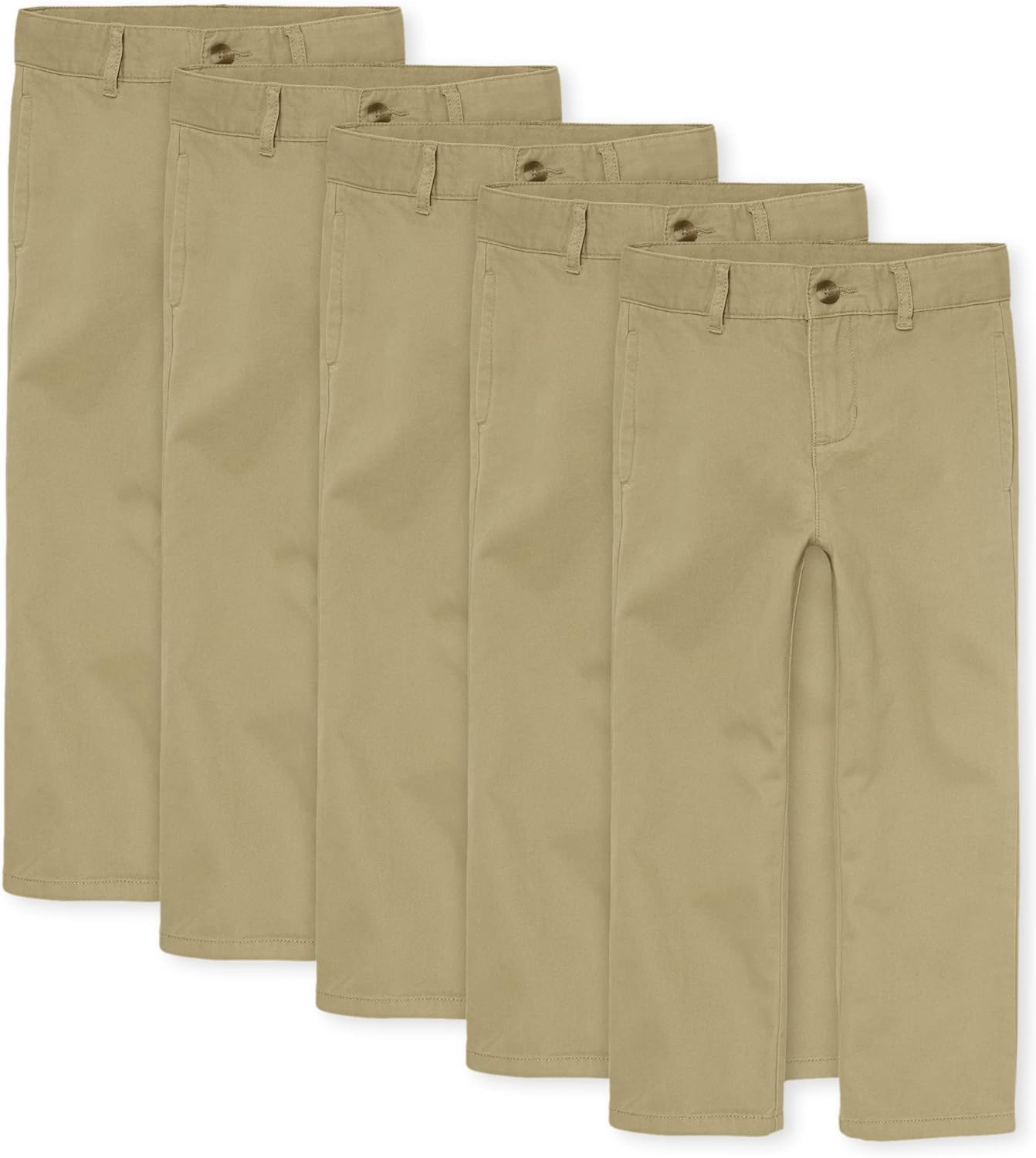 Stretch Relaxed Straight Chino Pants Multipack for Kids
