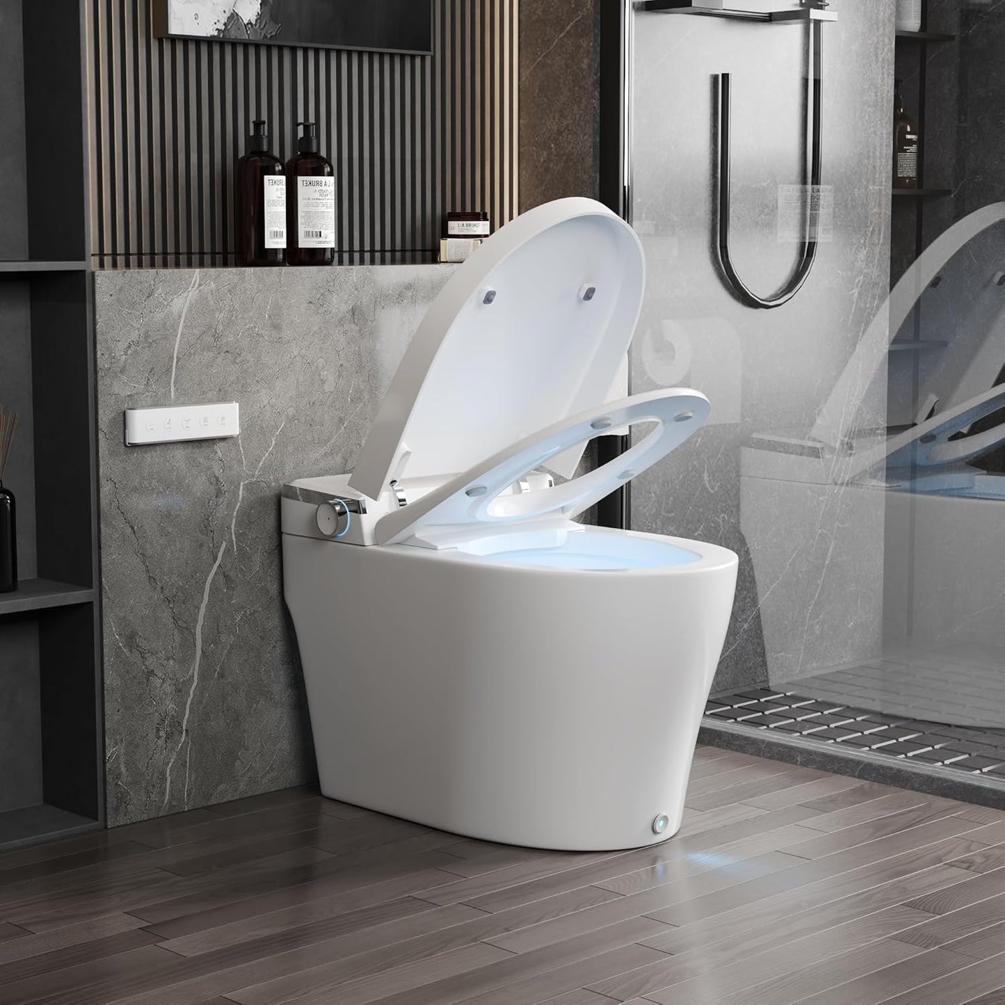 DeerValley Smart Bidet: Quiet Heated Seat, Auto Open/Close