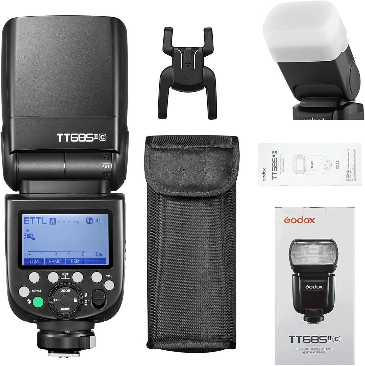 Godox TT685II-C E-TTL Flash Speedlite for Canon Cameras