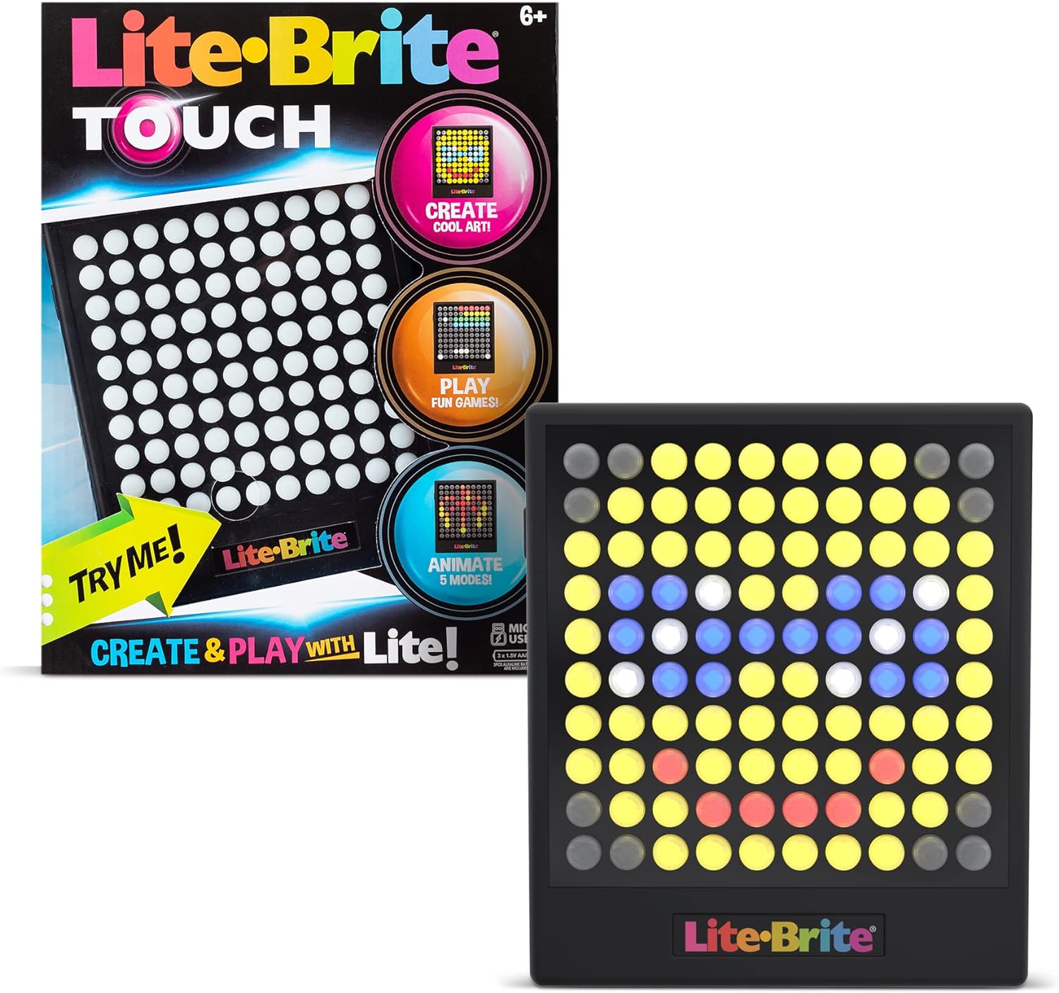 Lite-Brite Touch - Portable STEM Toy - Create & Play!