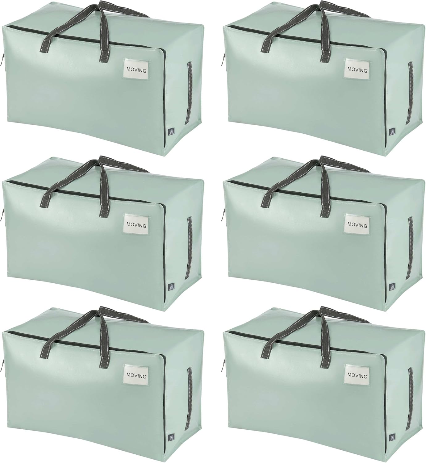VENO 6 Pack Heavy Duty Moving and Storage Bags for Easy Packing