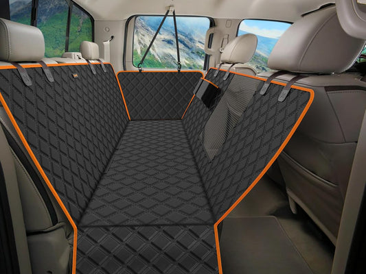 iBuddy XXL Dog Seat Cover for Trucks with Mesh Window