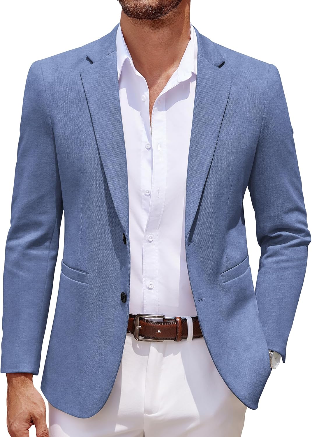 COOFANDY Men's Casual Knit Blazer for Stylish Everyday Wear