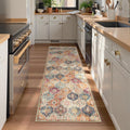 Moroccan Washable Kitchen Runner 2x7 - Non Slip Vintage Runner