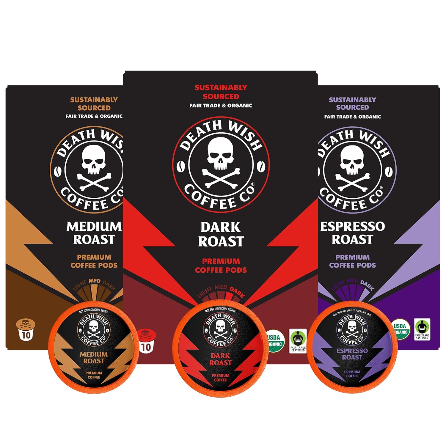 Death Wish Coffee Variety Pack - Bold Blend Trio