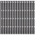 9 in Outside Foam Closure Strips for Metal Roofs - 20 Pack, 3 ft