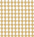 100 Pack PEX-A 1/2 in x 3/4 in Female NPT Adapter - Brass Expansion
