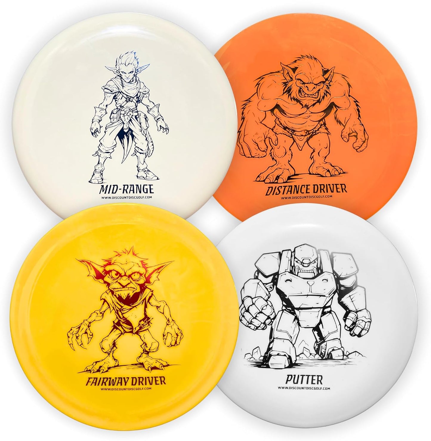 Complete Disc Golf Set | 4 Discs Bundle!