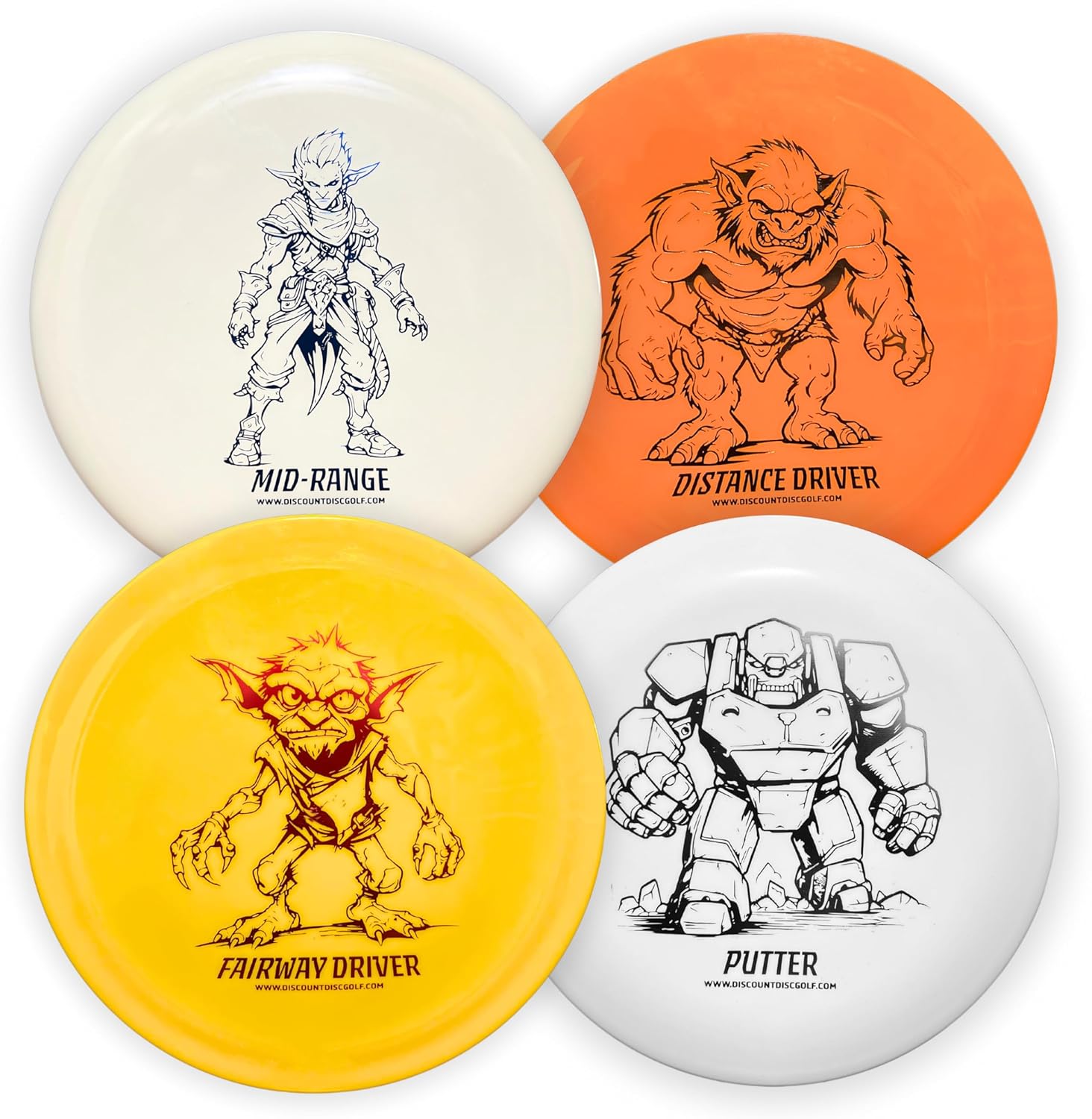 Complete Disc Golf Set | 4 Discs Bundle!