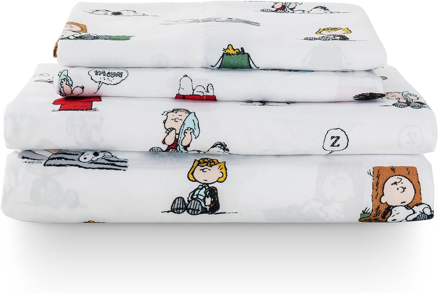 Peanuts Kids Sheet Set - Soft Microfiber Full Size Bedding