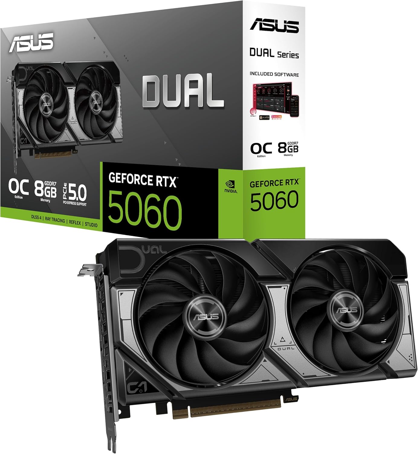 ASUS Dual GeForce RTX 5060 8GB GDDR7 OC Edition Review