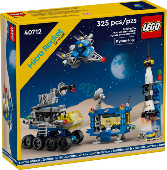 LEGO Micro Rocket Launchpad Set: Nostalgic Space Adventure Fun