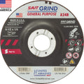 United Abrasives-SAIT 20063 A24R General Purpose Grinding Wheel