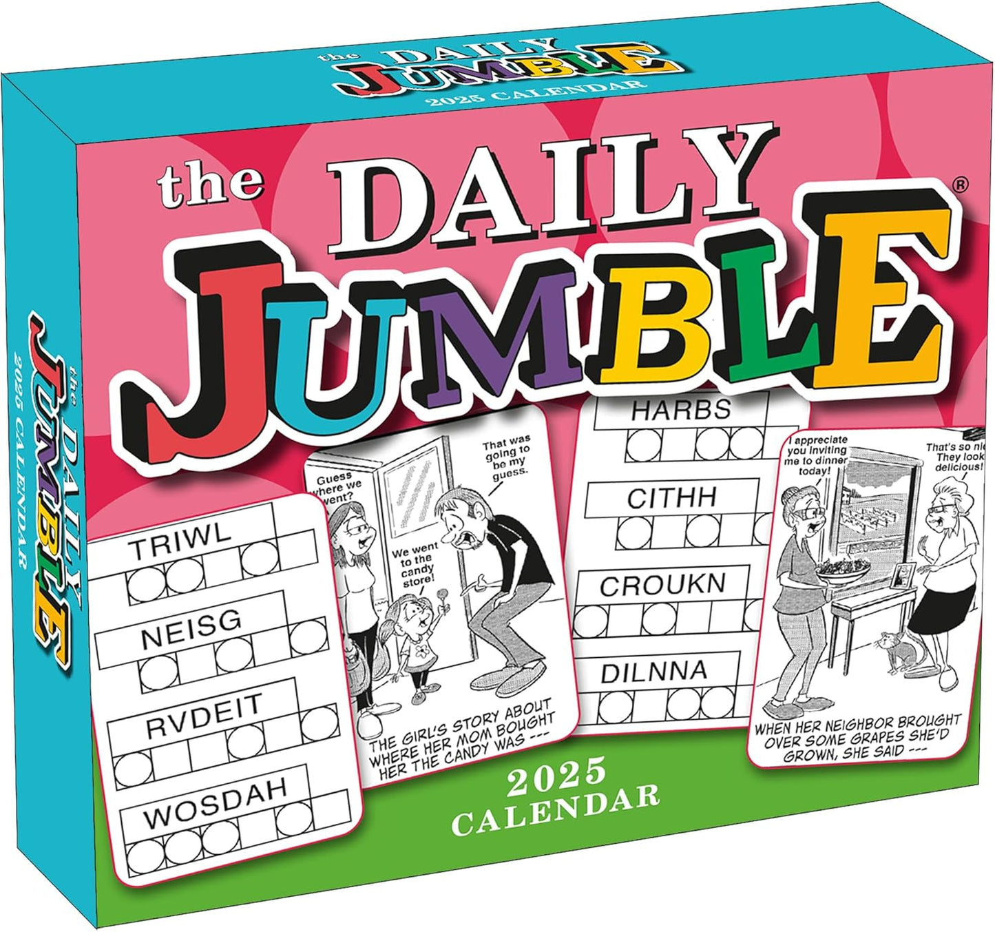 2025 Daily Jumble Desk Calendar - Stay Organized!