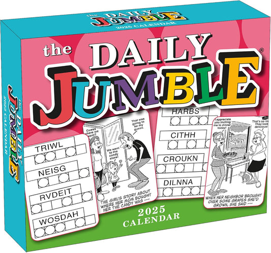 2025 Daily Jumble Desk Calendar - Stay Organized!