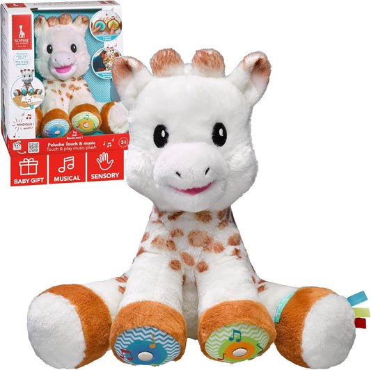 Interactive Music Plush by Sophie la girafe | Touch to Play Fun | Vulli