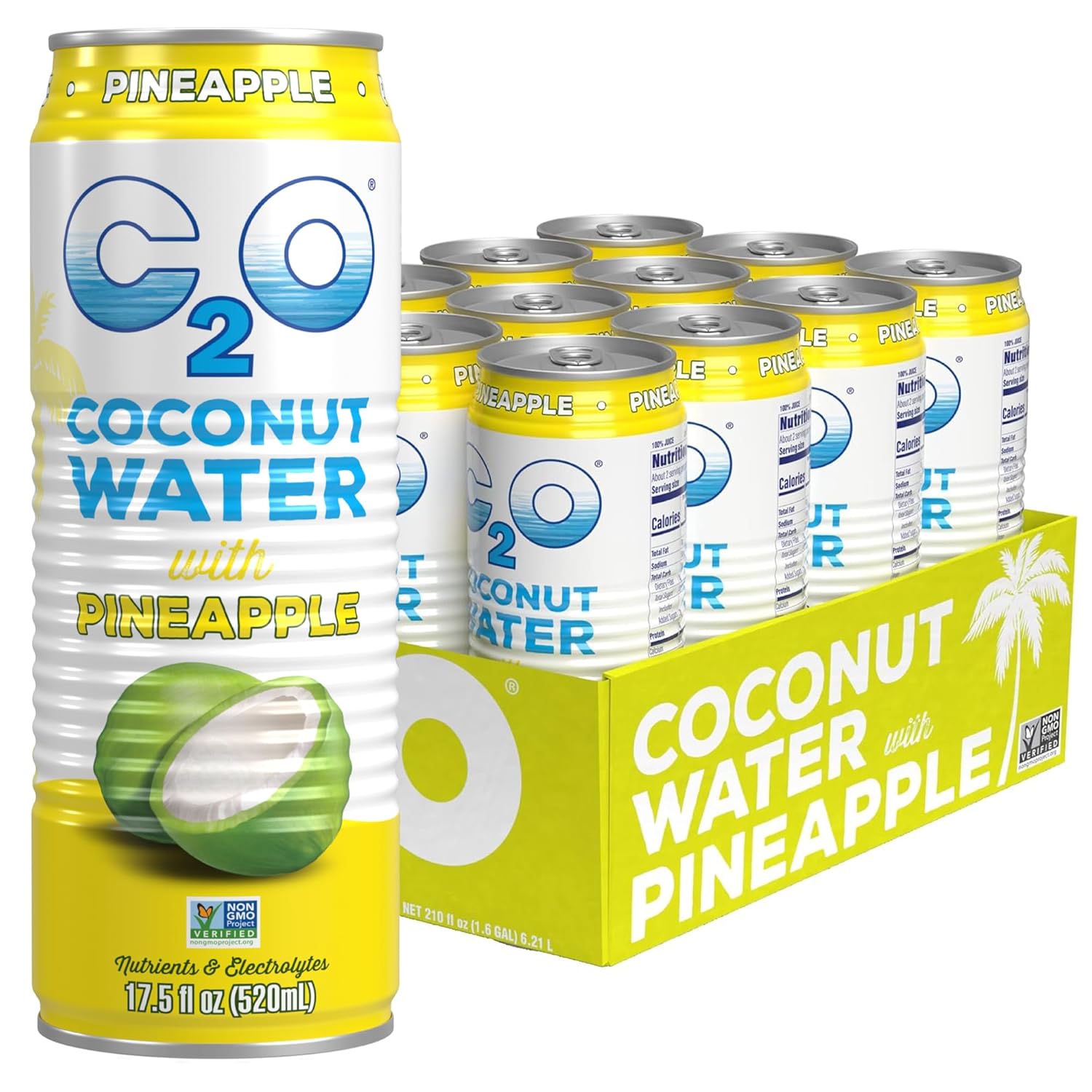 Coconut Water with Pineapple - Refreshing Natural Hydration
