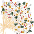 Review: Christmas Cocktail Picks: Festive Bamboo Skewers