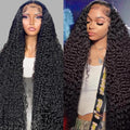 34 Inch Deep Wave Lace Front Wigs for Natural Look and Comfort