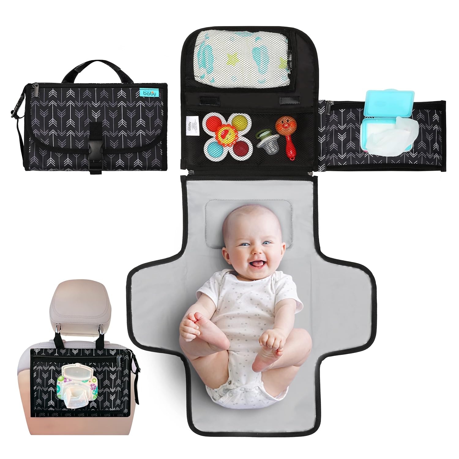 Portable Diaper Changer - On-the-Go Baby Station