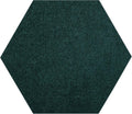 Forest Green 2ft Hexagon Area Rug - Pet Friendly Indoor Accent