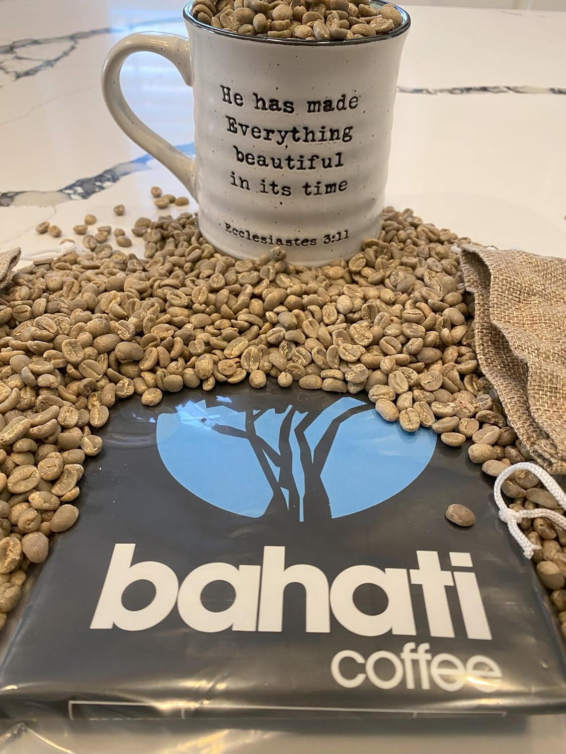 Kenya AA Unroasted Green Arabica Coffee Beans - 10 LB Fresh