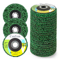 10 Pack Strip Disc Stripping Wheel 4.5in x 7/8in - Durable Paint