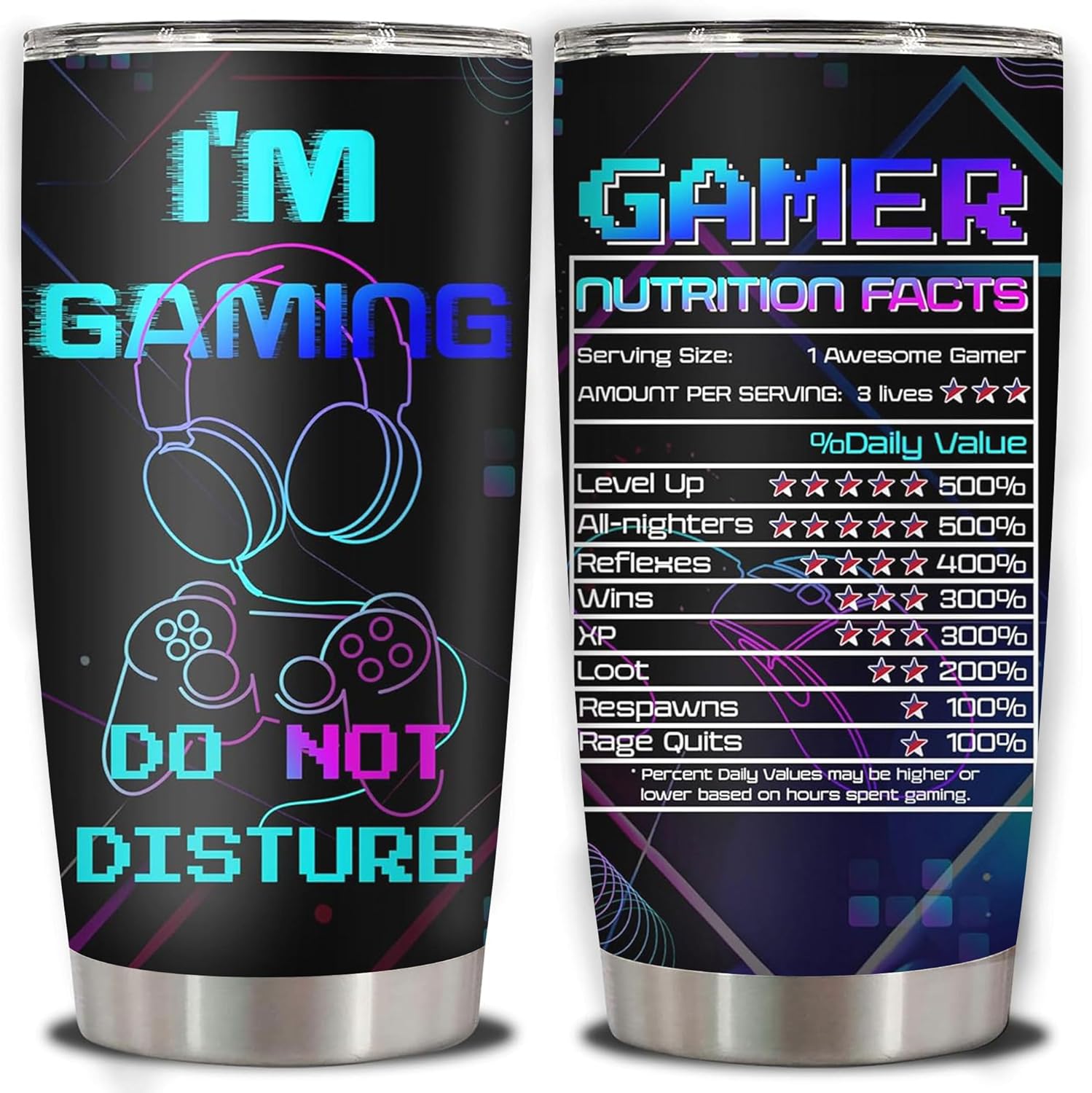 20oz Gamer Tumbler - Ultimate Gaming Gift