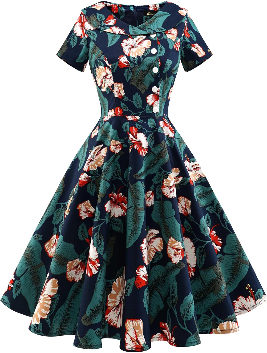 Vintage Audrey Hepburn Style Cocktail Swing Dresses for Women
