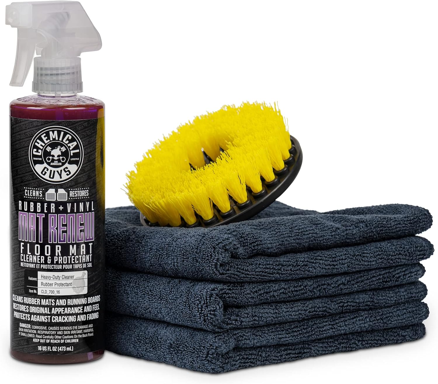 Chemical Guys Heavy Duty Floor Mat Cleaning Kit for Ultimate Care