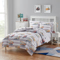 Kids Bedding Set Bed in a Bag for Boys and Girls Full Trucks