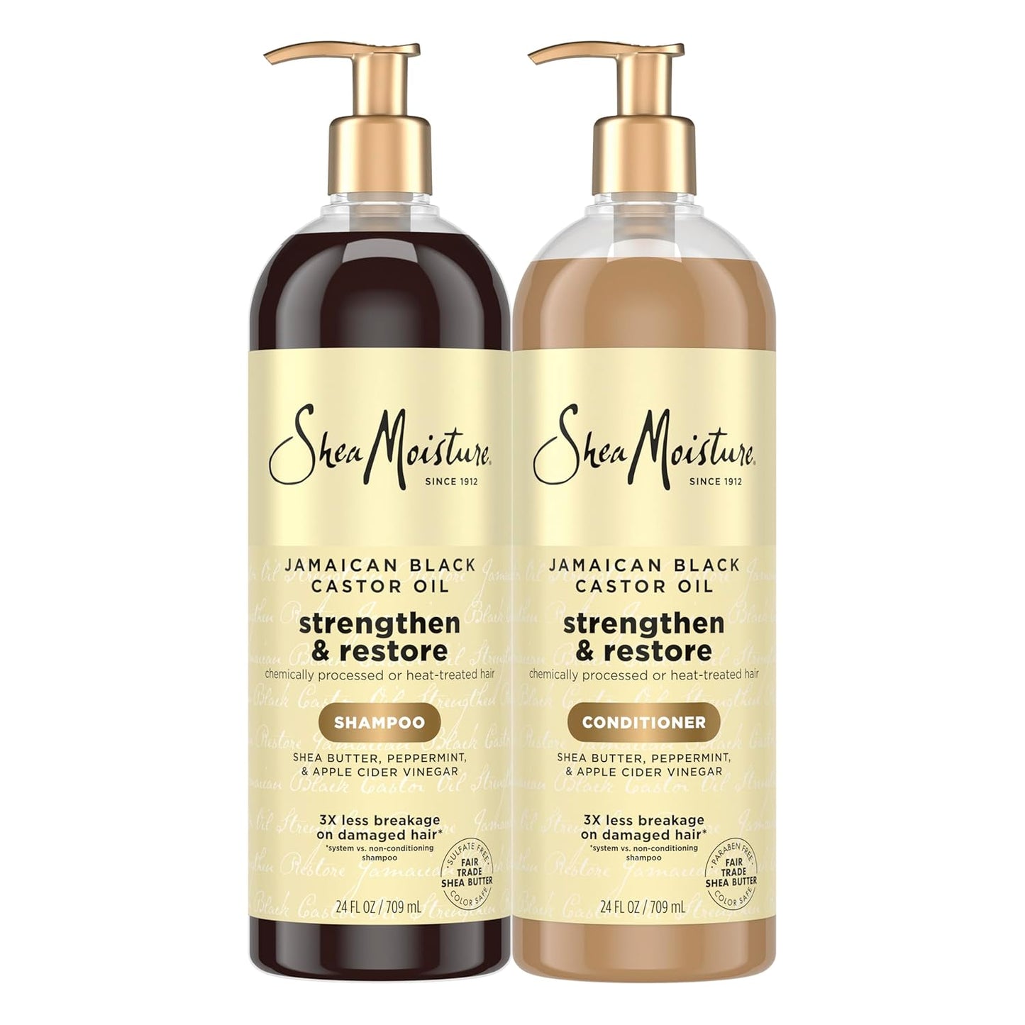 SheaMoisture Strengthen & Restore Shampoo and Conditioner Bundle