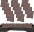 14Pcs Stretch Patio Cushion Covers by BIETYONE for Outdoor Use