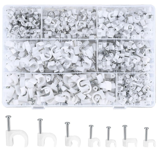 Organize Cables Fast with 700 Pcs Clips
