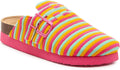 Rocket Dog Womens ABEL Comfort Classic Clog - Bright Pink Raffia Mule